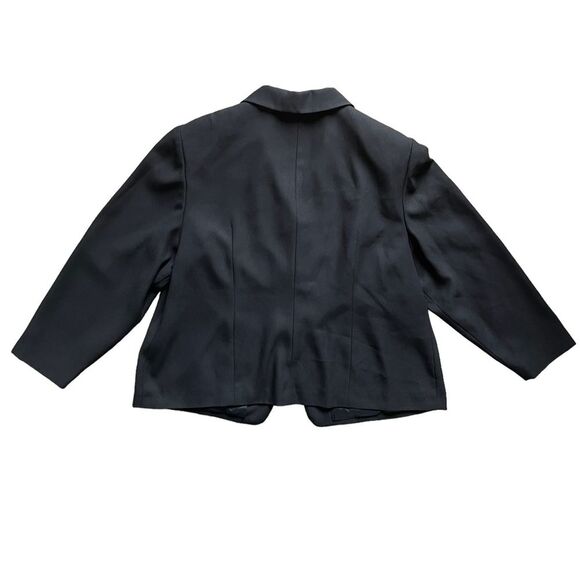 Talbots Woman Black Blazer Size 24 EUC - Picture 2 of 8